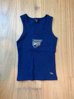 Emory Eagles Navy Blue Tank Top